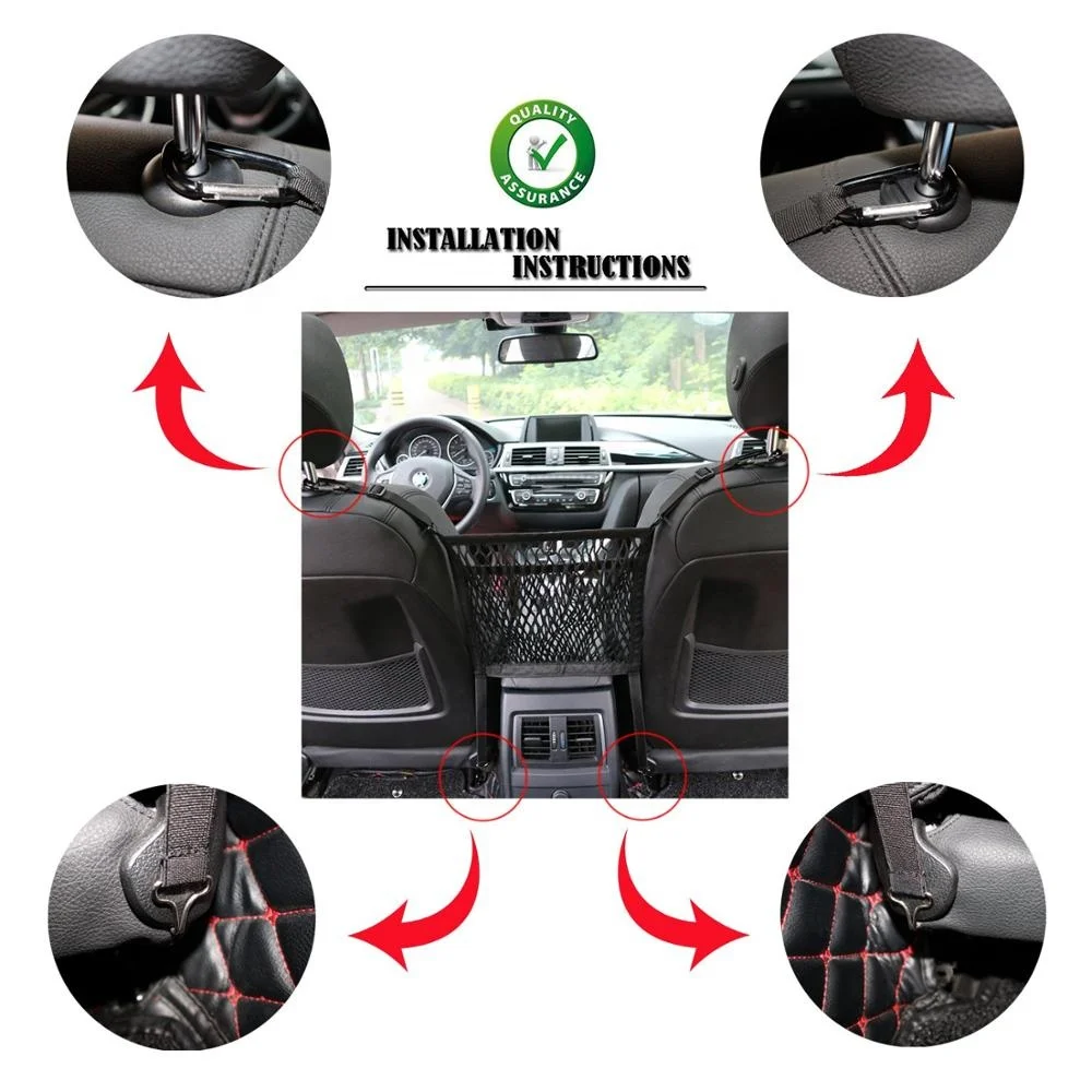 Лидер продаж, универсальная Сетчатая Сумка на заднее сиденье для хранения детских игрушек, барьер на заднее сиденье, домашние животные для детей