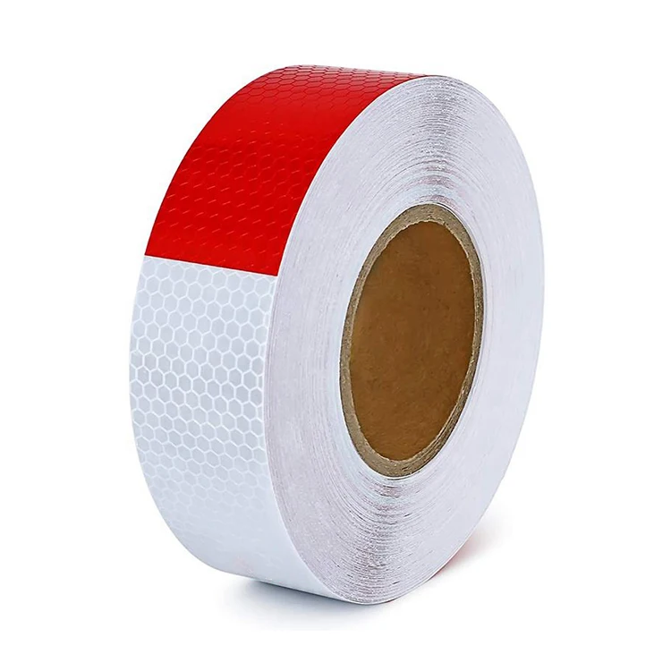 High Intensity Grade Vehicle Conspicuity Marking Tape Custom Printed Reflective Tape For Traffic Safety