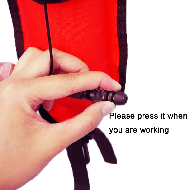 6 Ft Inflatable Diving SMB Surface Signal Marker Buoy, Safety Float Diving Buoy Marker