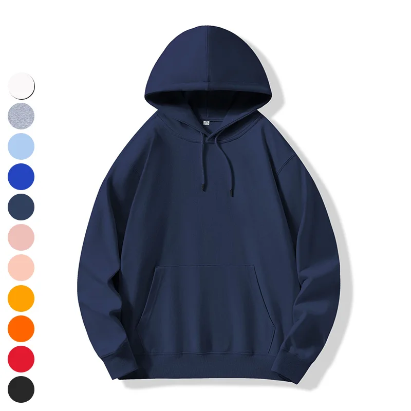 300G Sweatshirt Loose Couple Casual Plus Size Top High Quality Heavyweight Hoodie Custom Logo Hoodies Pullover Sweatshirt Unisex