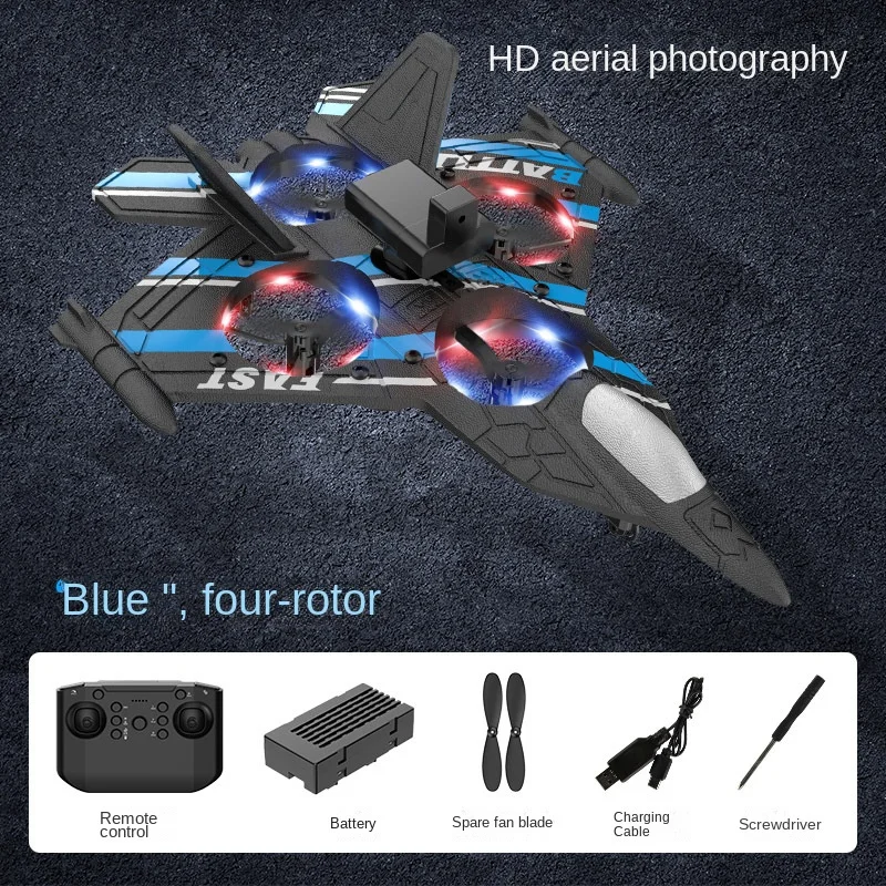 New 2.4Ghz remote control toy airplane wireless four axis aircraft drone flying foam fighter rc helicopter with Camera