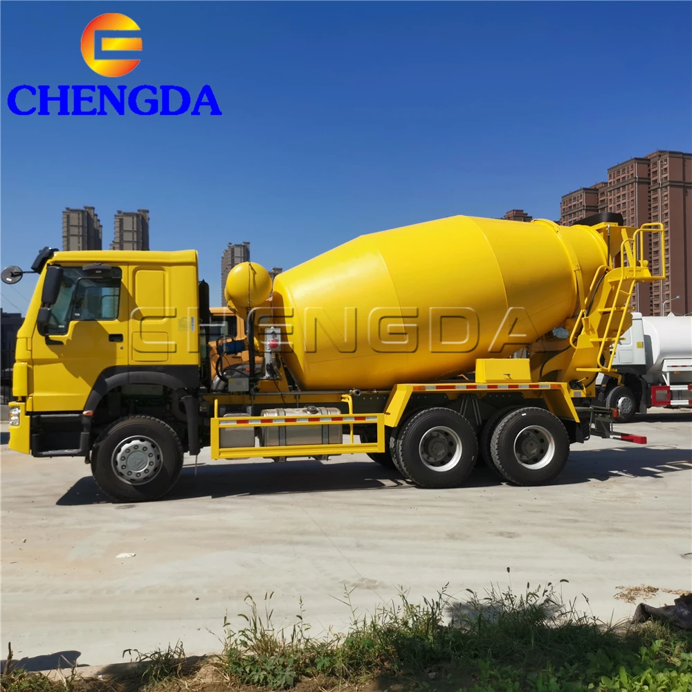 6x4 Yellow MixerTrucks Concrete Pump Trucks Cheap Truck Concrete Mixer