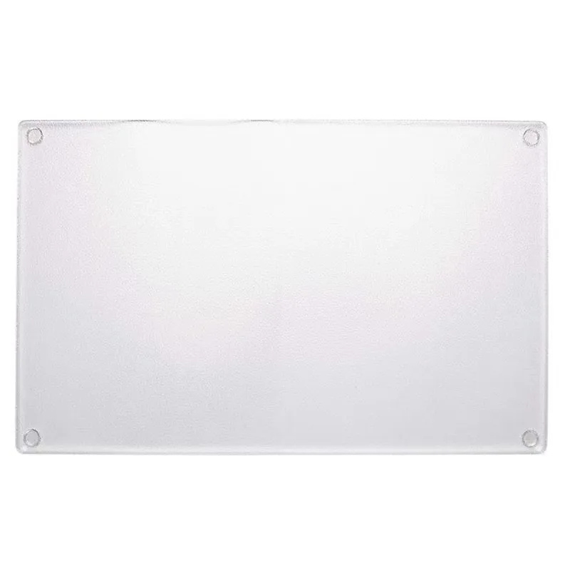 2023 Factory price wholesale Hot sale acrylic transparent cutting board with Anti-slip sheet