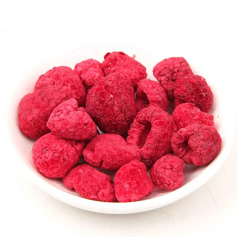 Organic Dry Fruits Organic High Standard Red Raspberries Whole Freeze Dried Fruit Exotic Frozen Fruit Berries Raspberry Snacks