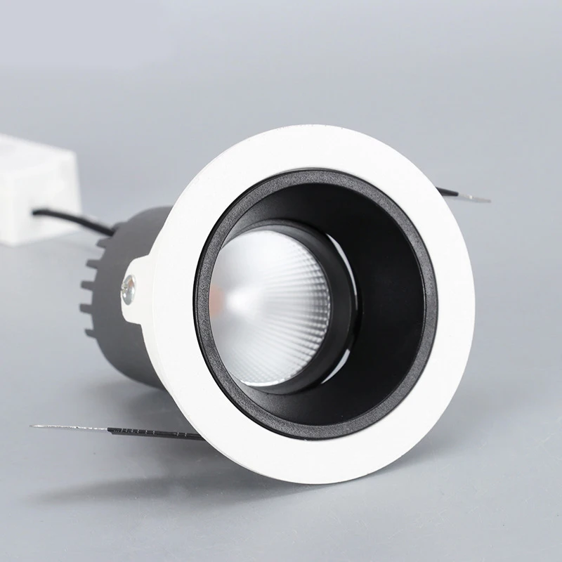 Антибликовый светодиодный светильник Tuya Zigbee Triac 0-10 В Dali с регулируемой яркостью 7W10W 20W затемняющий COB Встраиваемый