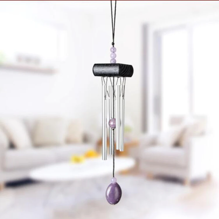 Wholesale Aluminum Rod Metal Wind Chime Home Pendant Door Decoration Gift Car Wind Chime Tubes Wind Bell for Garden Patio Decor