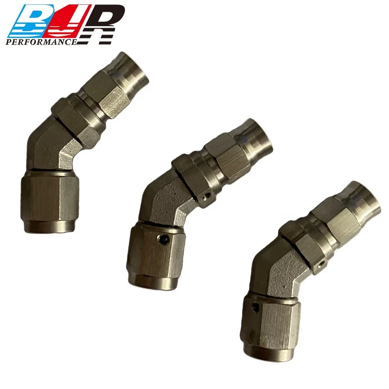 BJR высокопроизводительная нержавеющая сталь 45 градусов S.S. Шланг тормозные соединения