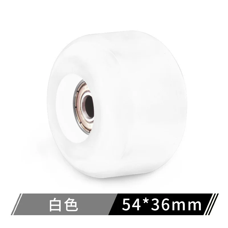 wholesale Conical Shape 54mm 102A 55D PU free custom printed Skateboard skate Wheels