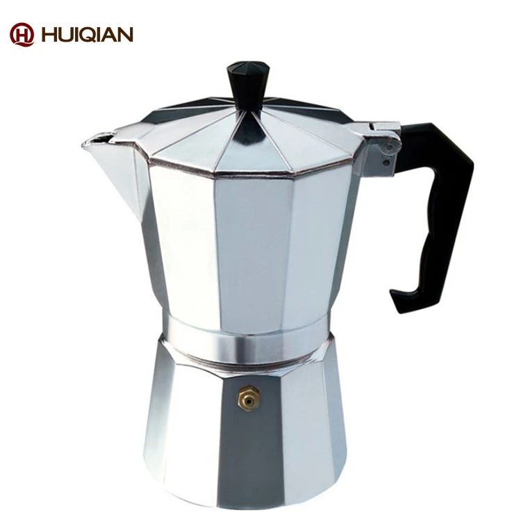 High quality 3 cup portable aluminum italian espresso coffee maker