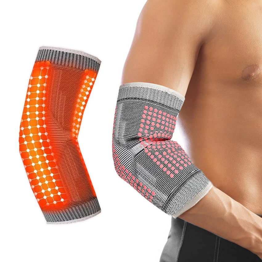 Tourmaline Self Heating Magnetic Therapy Elbow Sleeve Joint Protector Arm Elbow Support Sleeve For Pain Relief HA01892