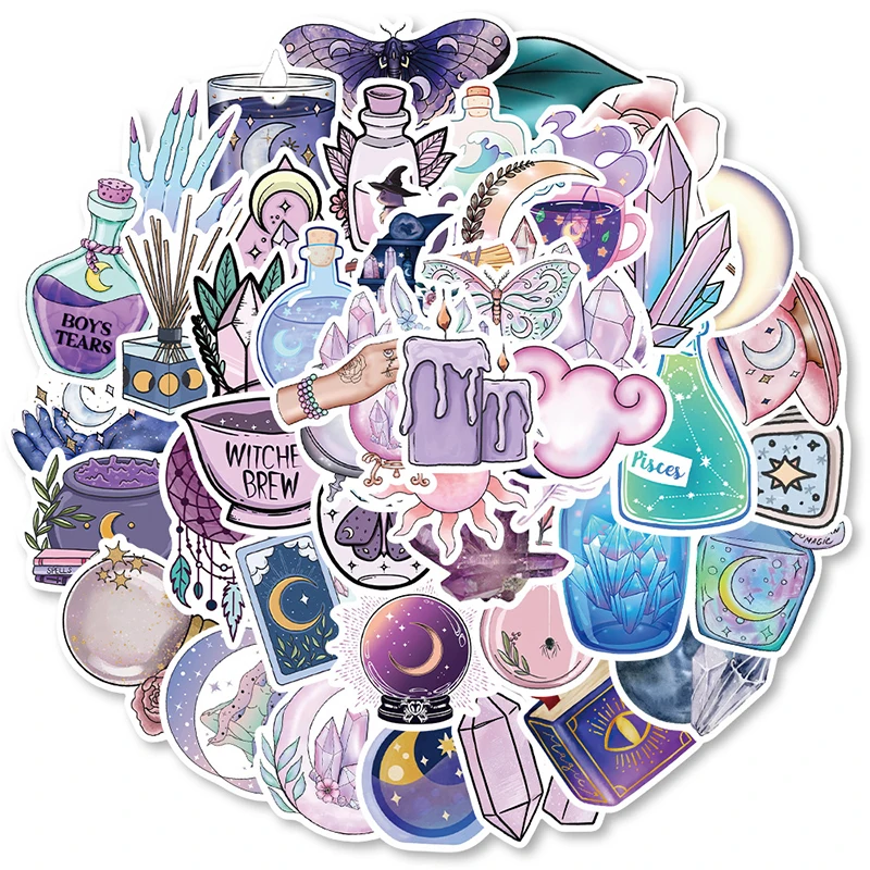DESEN 50PCS Waterproof Decor Decal Graffiti Cartoon Japan Anime Sailor Moon Demon Slayer Sticker For Laptop Luggage Window