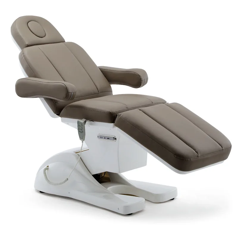Modern beauty salon furniture eyelash spa massage table white facial bed electric massage bed