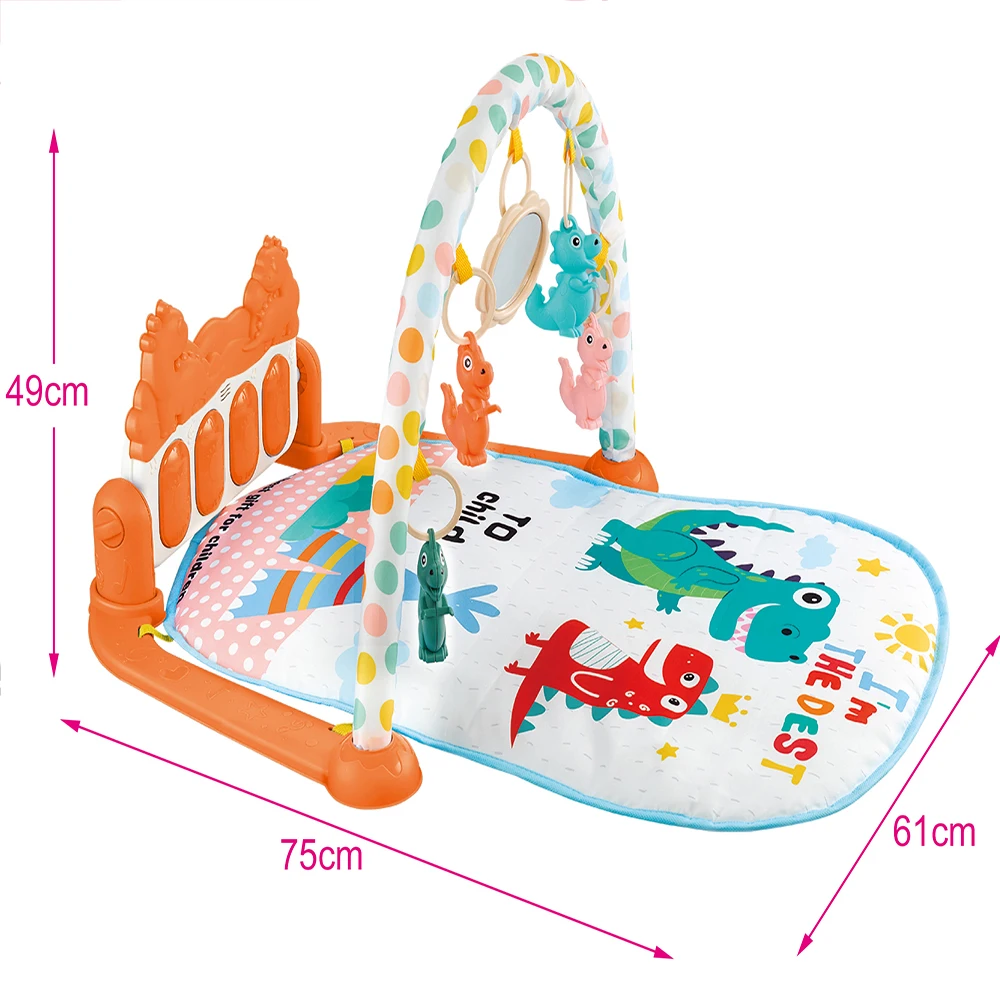 Manufacturer Wholesale baby play mats infant tummy time piano mat play activity gym for babies 0-12 months