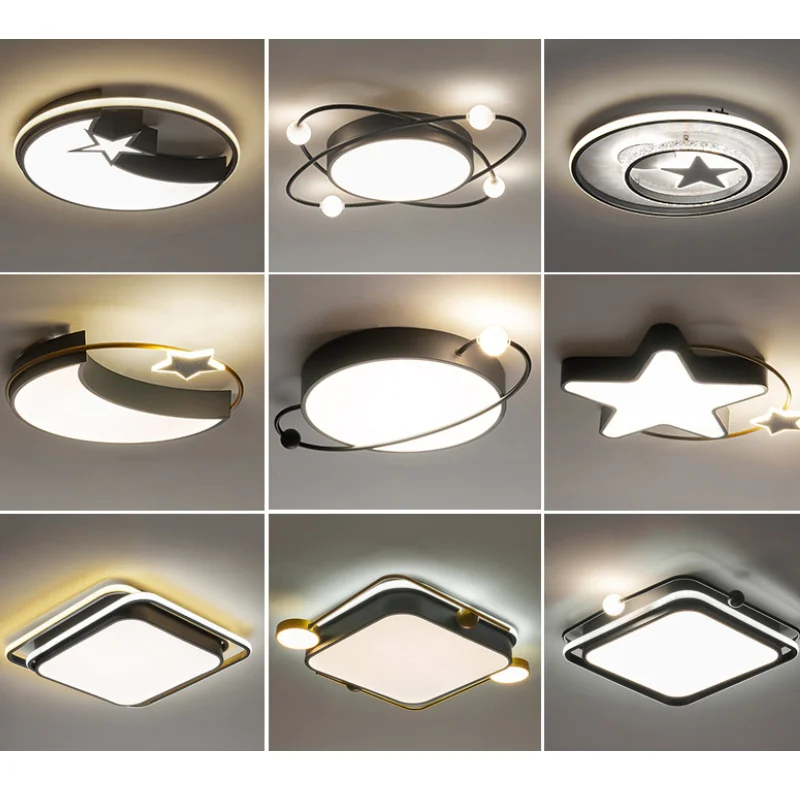 Dimmable indoor Acrylic Led Ceiling Lights Modern Children Bedroom Light Ceiling Lamp