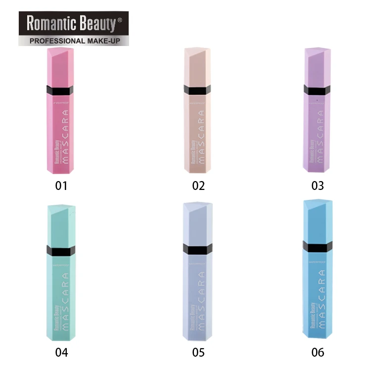 Romantic Beauty 3D Volume Mascara Makeup Fiber Lash Mascara Waterproof Mascara Extension Thick Long Curling Eyelash