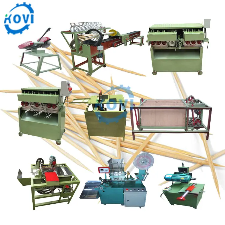 tooth pick bamboo machine toothpick making machine production line