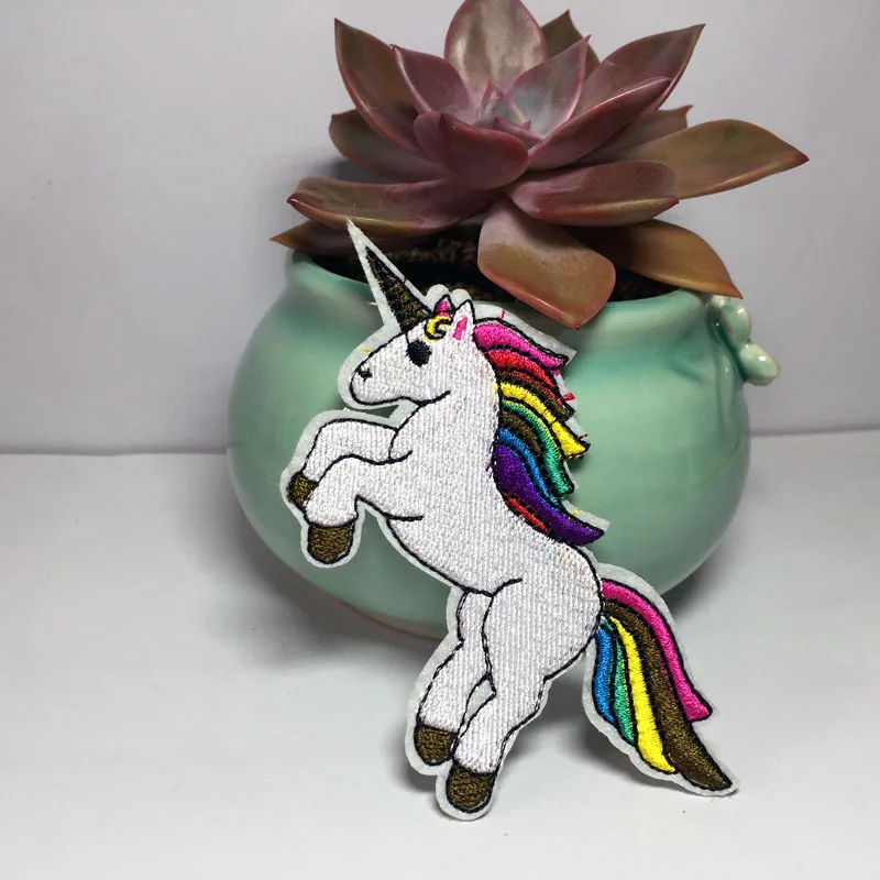 Stickers Wholesale Clothes Pants Badge Cartoon Animal Horse Cloth Stickers Embroidery Patch