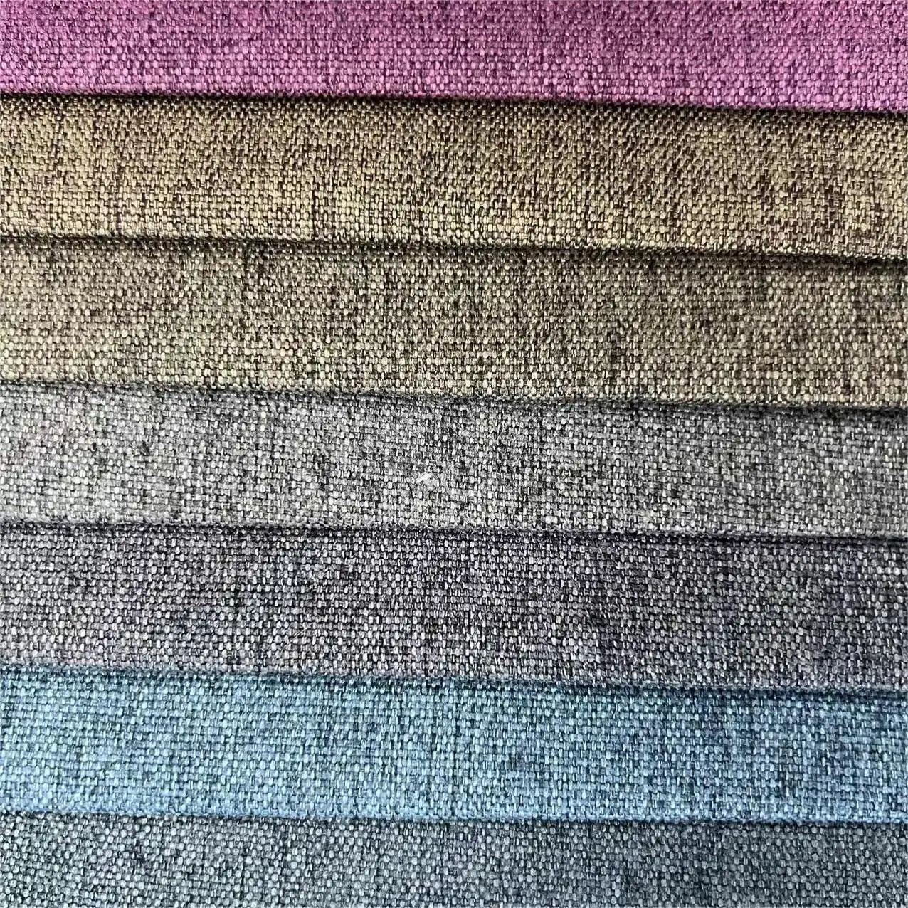 wholesale china cheap waterproof plaid italian vintage luxury velvet linen sofa furniture upholstery fabric for couch cushion