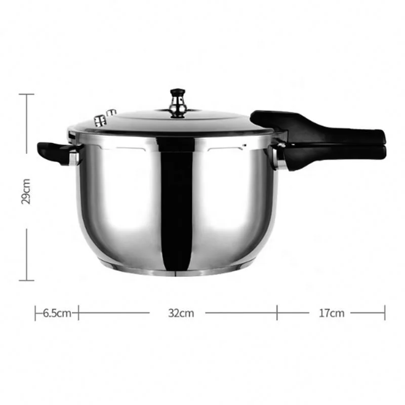 
wholesale top quality 201 stainless steel pressure cooker custom logo U shape mini gas stove induction cooker broth pot 