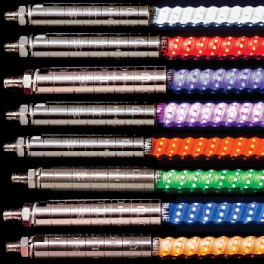 12v 3ft 4ft 5ft 6ft Pole flag LED Buggy Whips Light with Amber Green White Red Blue