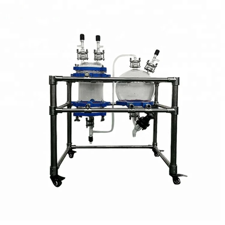 Заводская цена, химический большой стеклянный реактор с покрытием 200 л для продажи