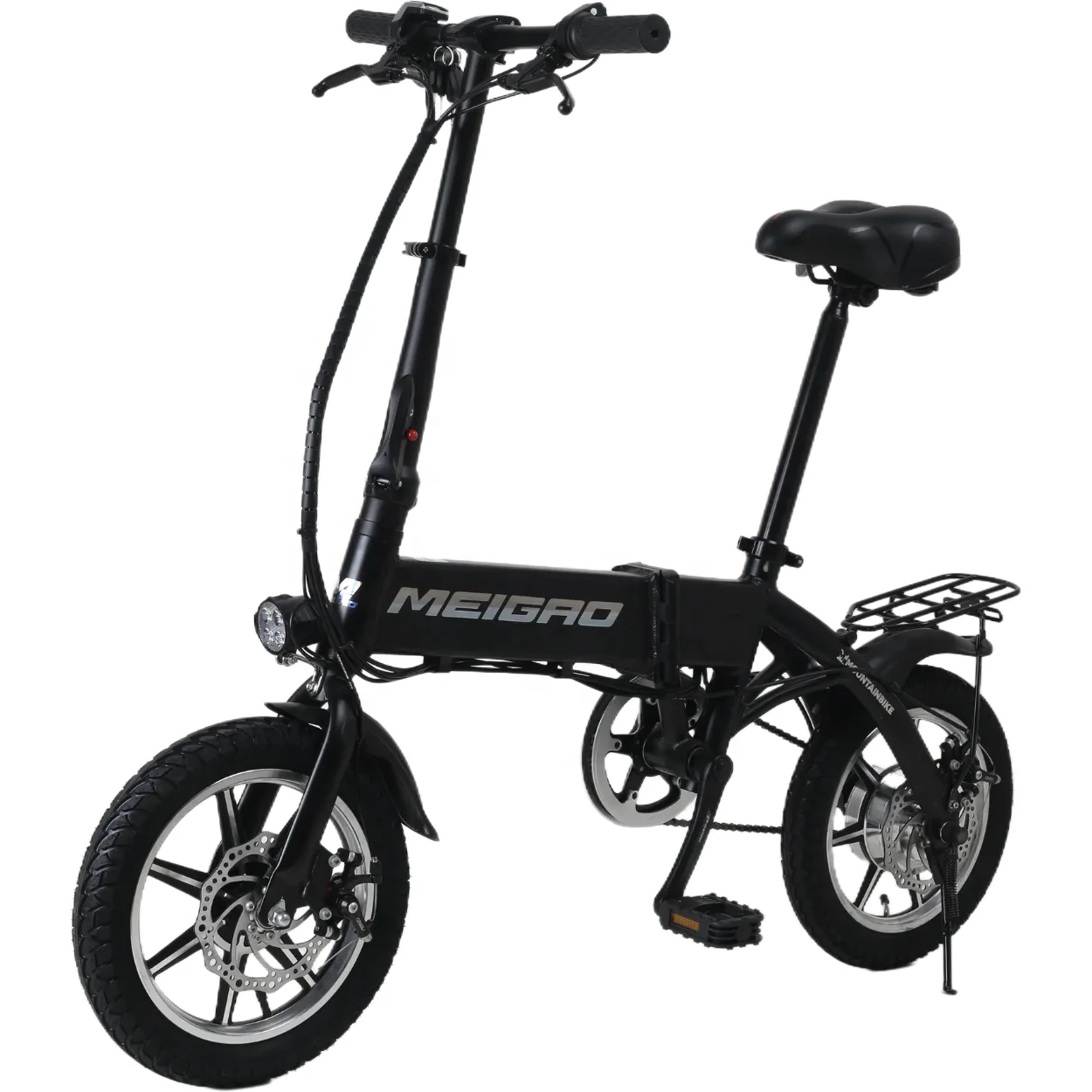 Tourwheel best price 14 Inch 36v Foldable Bike Electric Folding Bicycle City Ebike with LED display