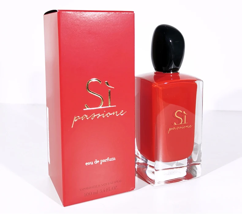 SI Passione 100ml Woman Perfume Fragrance 3.4oz Eau De Parfum Red Love Lady Perfumes Long Lasting Good Smell Spray Famous Brand