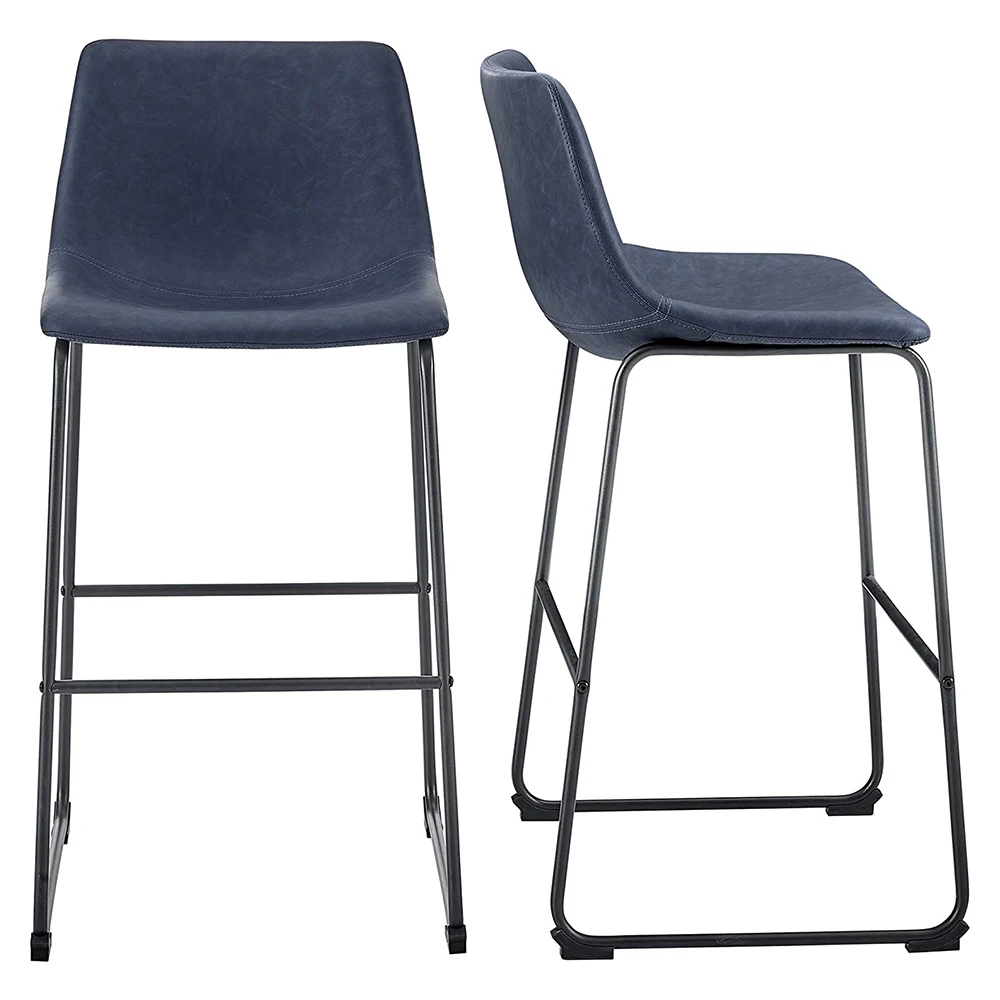 Оптовая продажа от производителя средняя спинка барная мебель кожаный барный стул для домашних баров