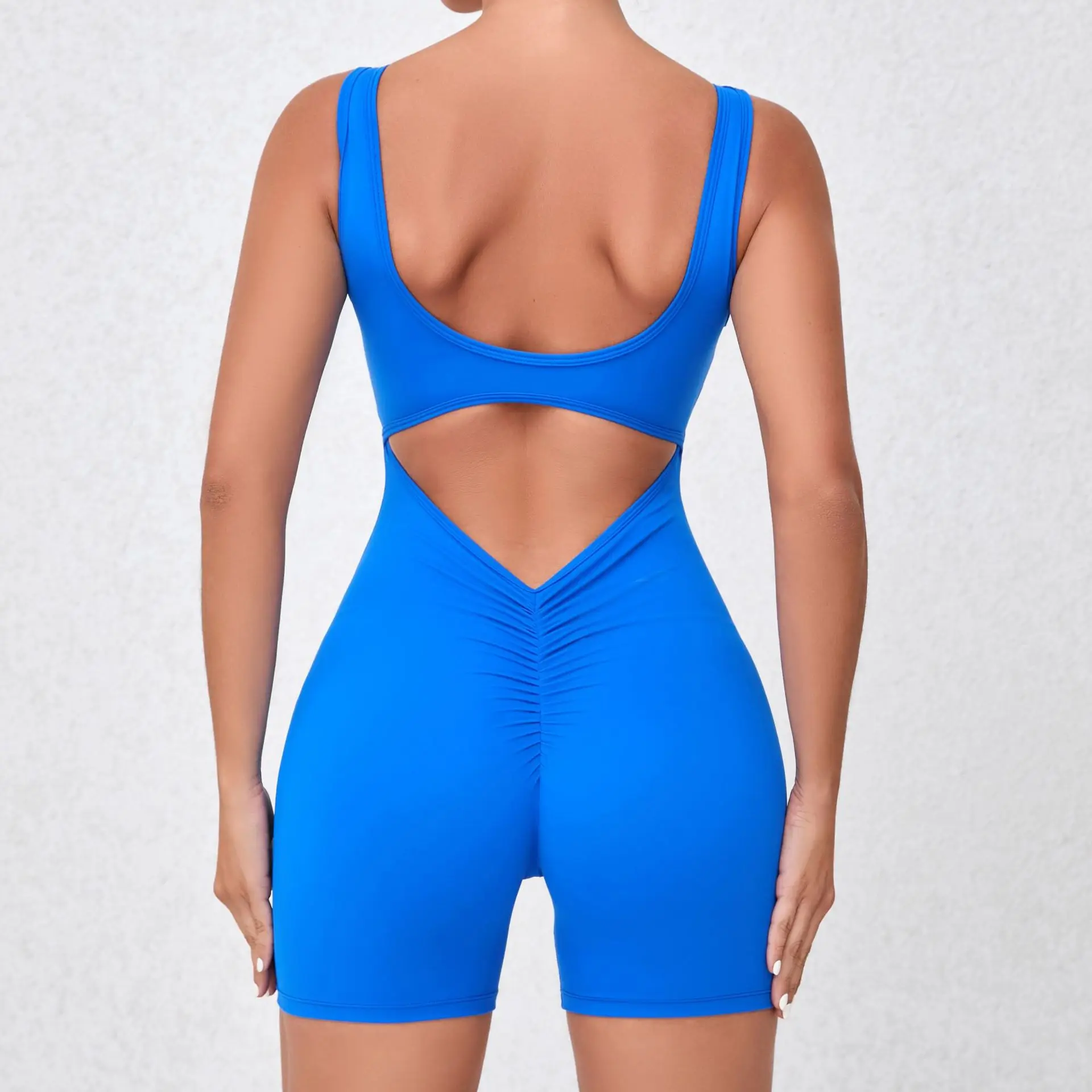 Athletic Scrunch Butt Sport Outfit Woman Fitness Wear Yoga Women Sportswear One Piece Workout Jumpsuit