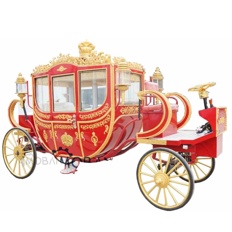 2024 latest luxury small carriage seat factory direct sales horse drawn/ electric horse carriage tourist buggy