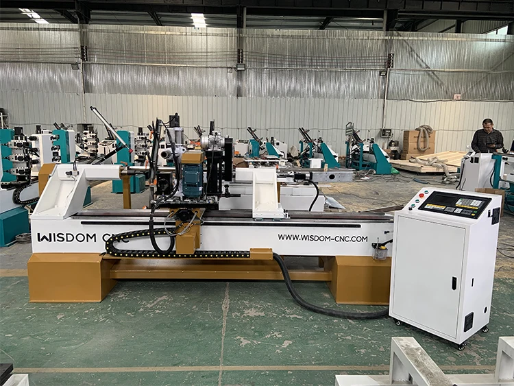  Мудрость ЧПУ WS-L1530-4A УВД многофункциональный токарный станок для дерева с машина полировкой и пластический