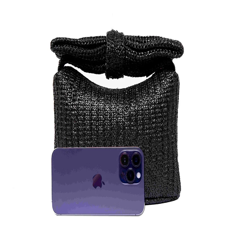 Customized Wholesales New Popular Eco-friendly Summer Straw Bag Ladies Straw Beach Bags