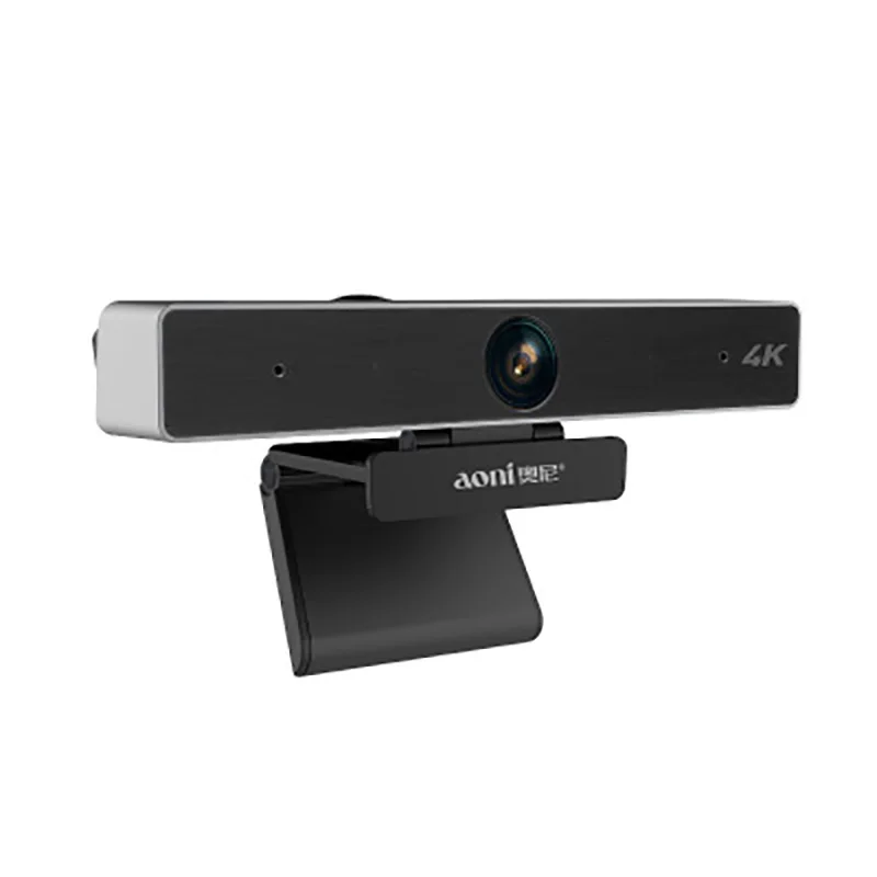 Веб-камера UHD 4K с 5-кратным цифровым увеличением широкоугольная со встроенным микрофоном и шумоподавлением интерфейсом