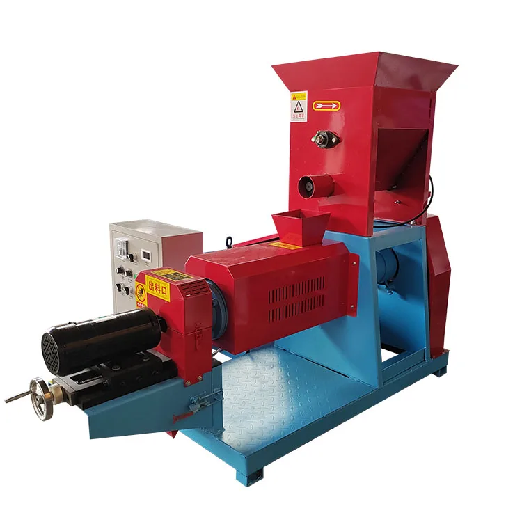 Top quality fish feed pellet making machine floating fish feed maker extruder