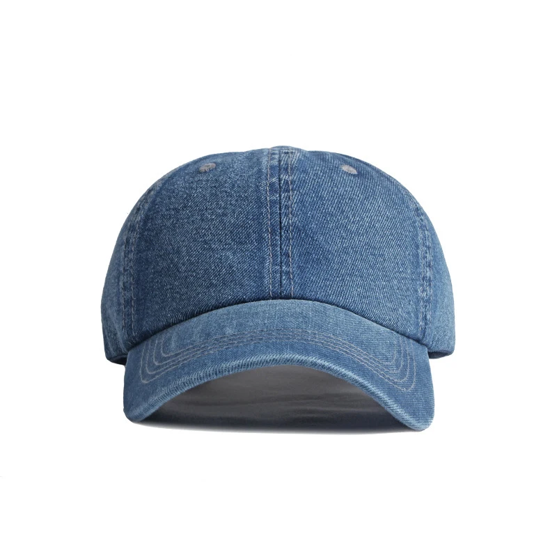 Custom Women Washed Denim Vintage Sports Caps Hats With Logo Gorras Deportivas Casquette De Homme Golf Dad Hats caps For Men
