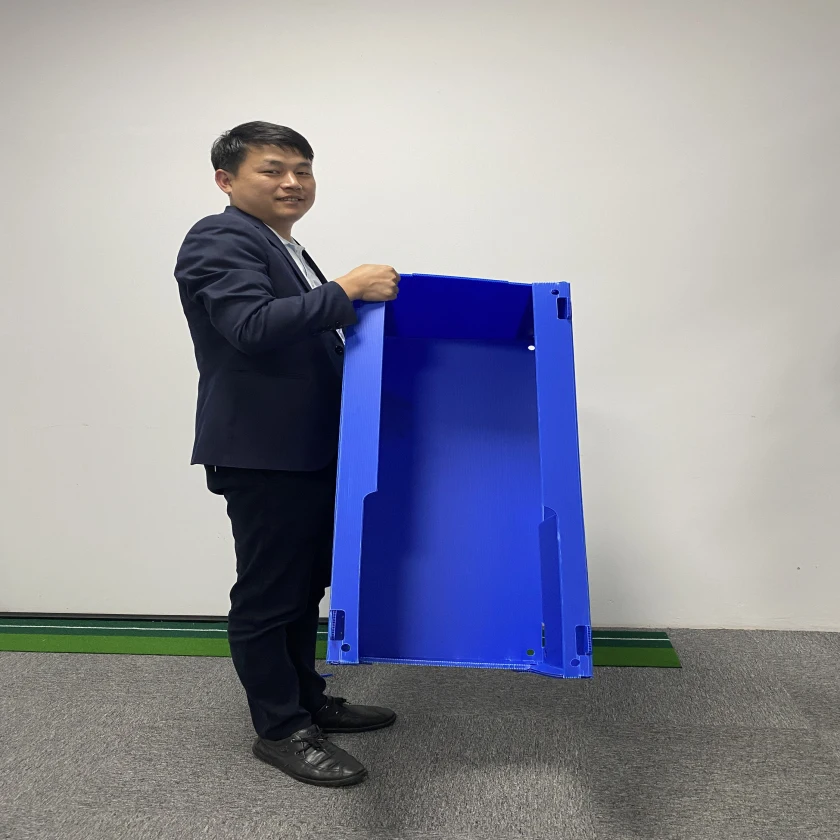 sizes available PP Corrugated Stackable Picking Bins Correx Storage Warehouse Packaging Container