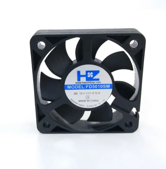 
 Новый дизайн, 12 В, постоянный ток, Осевой поток 50*50*10 мм, охлаждающий вентилятор для ноутбука, мини-вентилятор охлаждения  