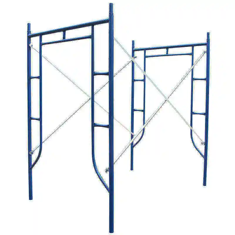 Building Material Andamios H Type door Mason Facade Metal Walk Thru Steel Frame Scaffolding