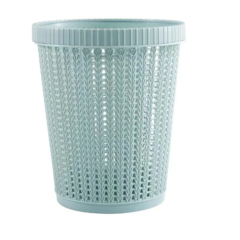 Hollow Trash Can with Built-in Trash Bag Creative Wastebasket Garbage Bin Waste Debris Storage Garbage Bin