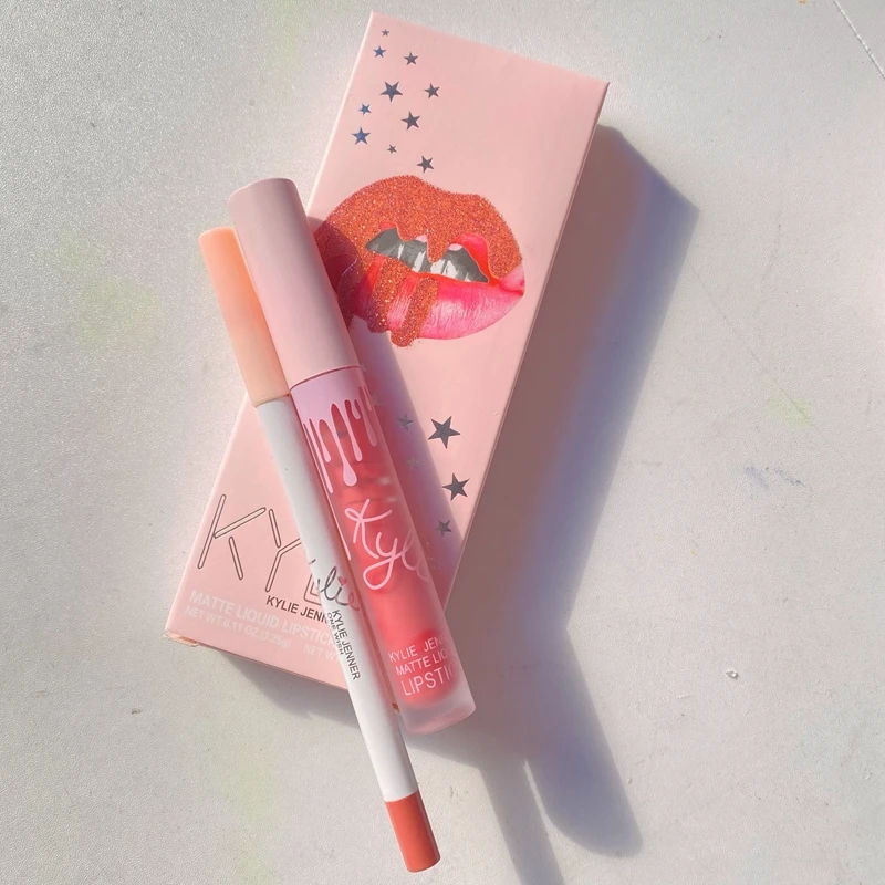 Wholesale Lip Kit for Kylies 2 in 1 Lipstick lipliner kit jenner cosmetics makeup kylies matte liquid lipstick set