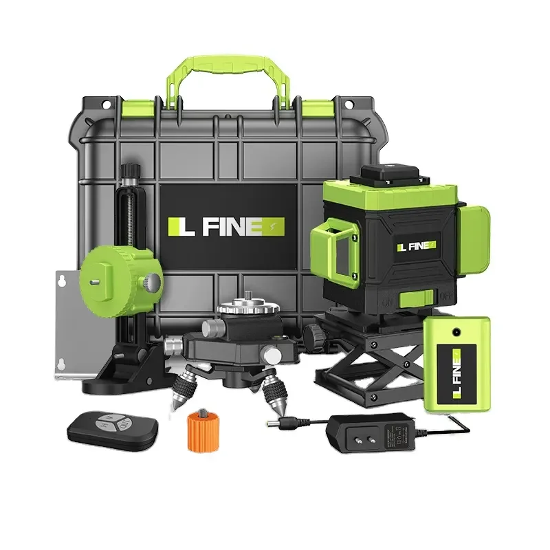 LFINE 4D 16 line / 3D 12 line green light level laser level projector Laser level wholesale