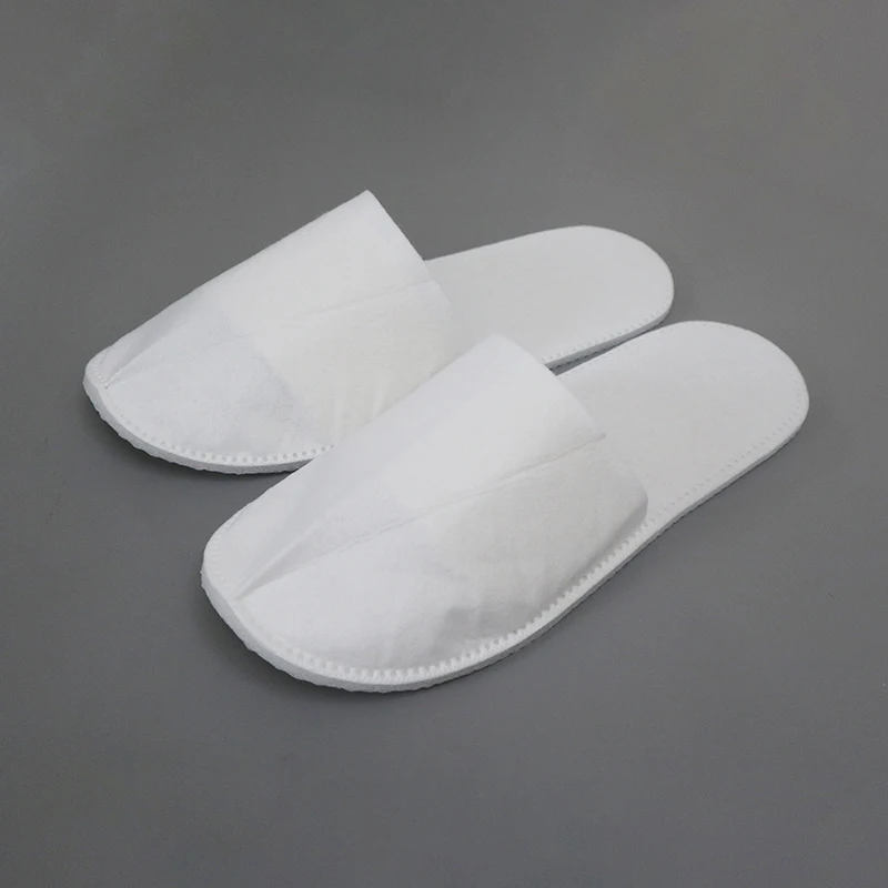 Luxury Custom Logo Disposable Slippers Eva White Hotel Spa Slippers for Guest