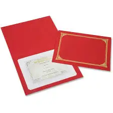  Custom Graduation Diploma cardboard Certificate Holder File Cover Folder tube