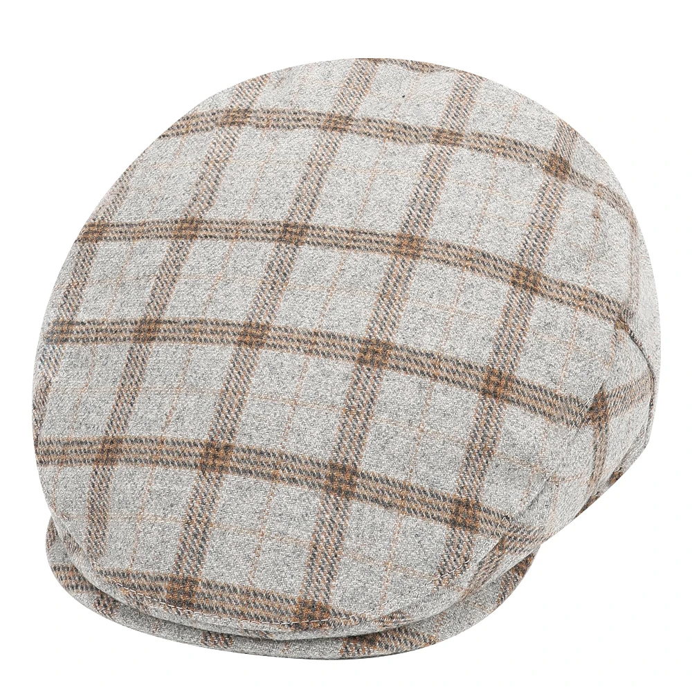 New Arrival Fashion Flat Cap for Men Checked Ivy Hat Newsboy Cap Hats Classic Peaked Cap