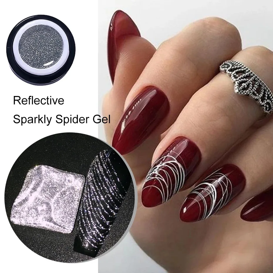 OEM Private Label Nail Art Color Painting Gel Wiredrawing Line Drawing Spider Gel Glue