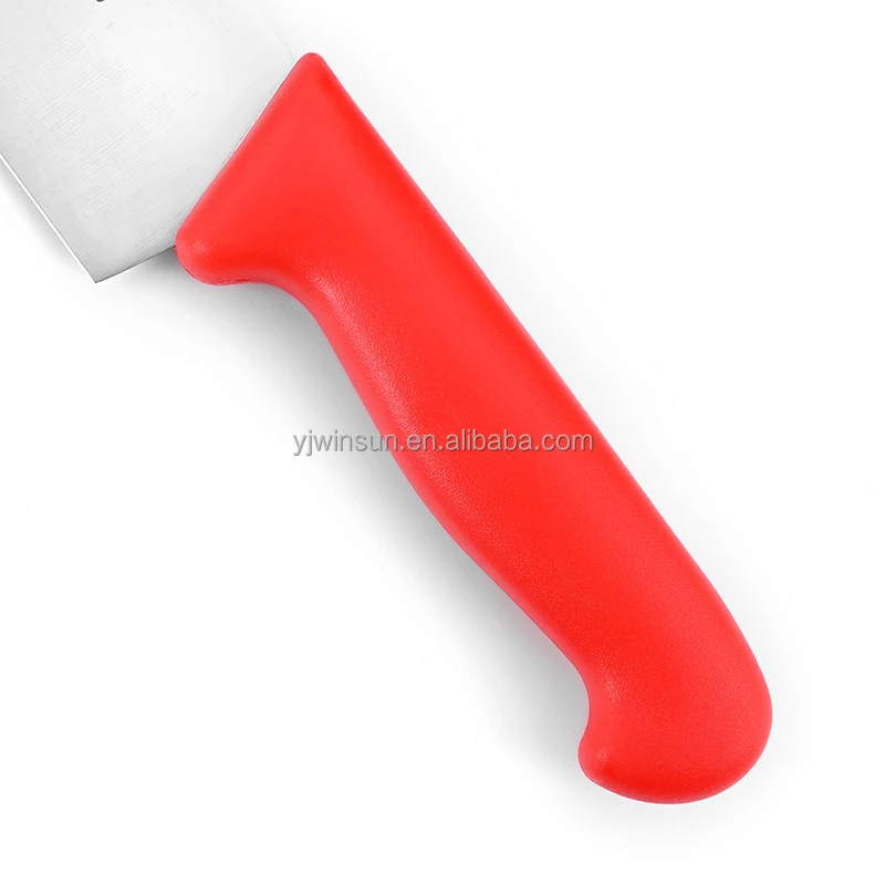 Factory direct supplier stainless steel  kitchen chef  knife butcher knife with nice  plastic handle