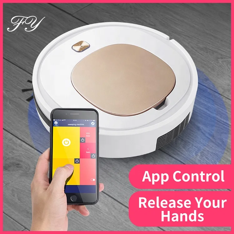 2022 wholesale New Smart Cleaning Robot USB 1500mAh White Dust Removal Robot Multifunctional 3 in 1 Indoor Robot Vacuums