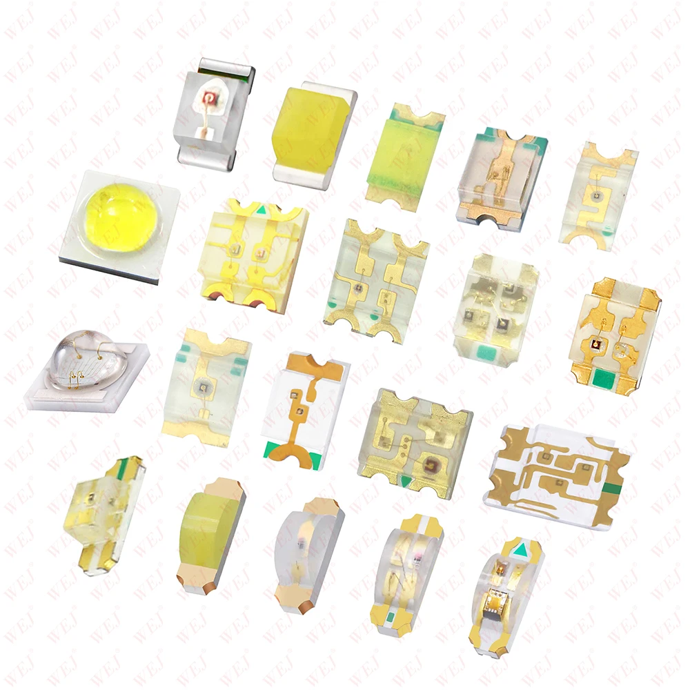 2835 3014 3535 5050 5630 5730 0805 1206 Full-color smd rgb led chips 0.1W 0.2W 0.5W 20mA High Brightness led lamp beads