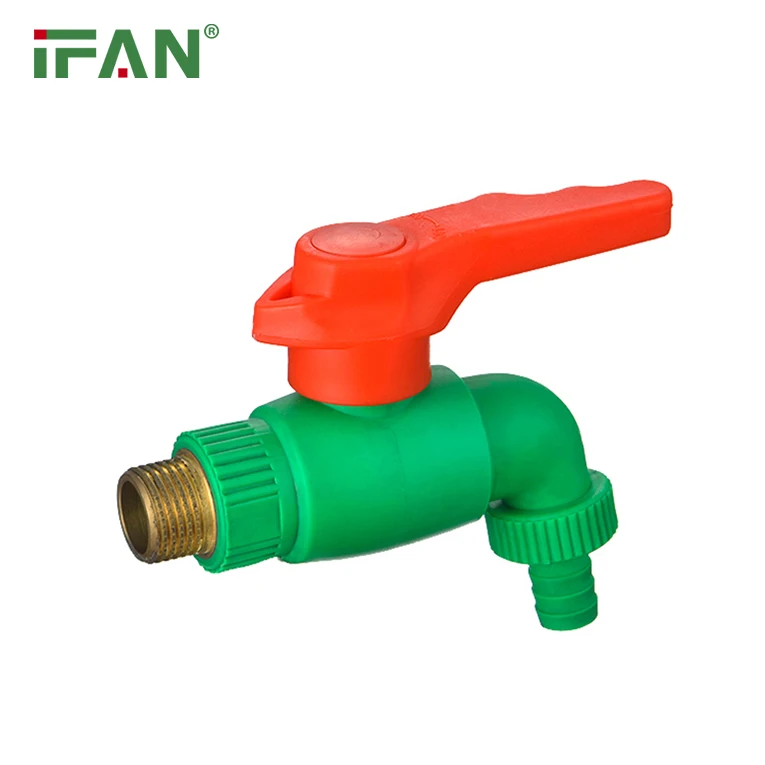 IFAN Commercial Price PPR Water Tap High Pressure PPR Pipe Fitting Plastic Water Bibcock