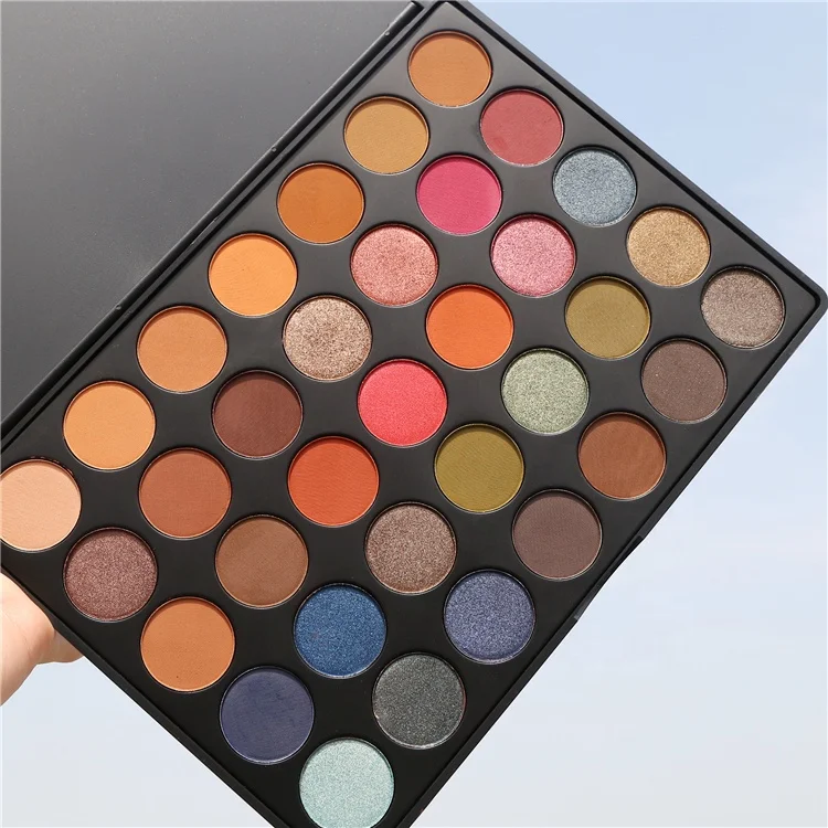 ES42  Wholesale eyeshadow pigment palette private label makeup pigment powder eyeshadow